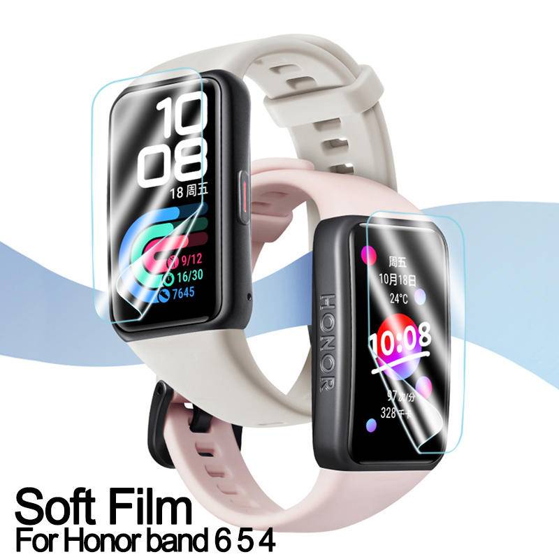 2pcs Film Pelindung Layar Smartwatch Huawei Honor Band 6 5 4 6 5 4 3 Pro