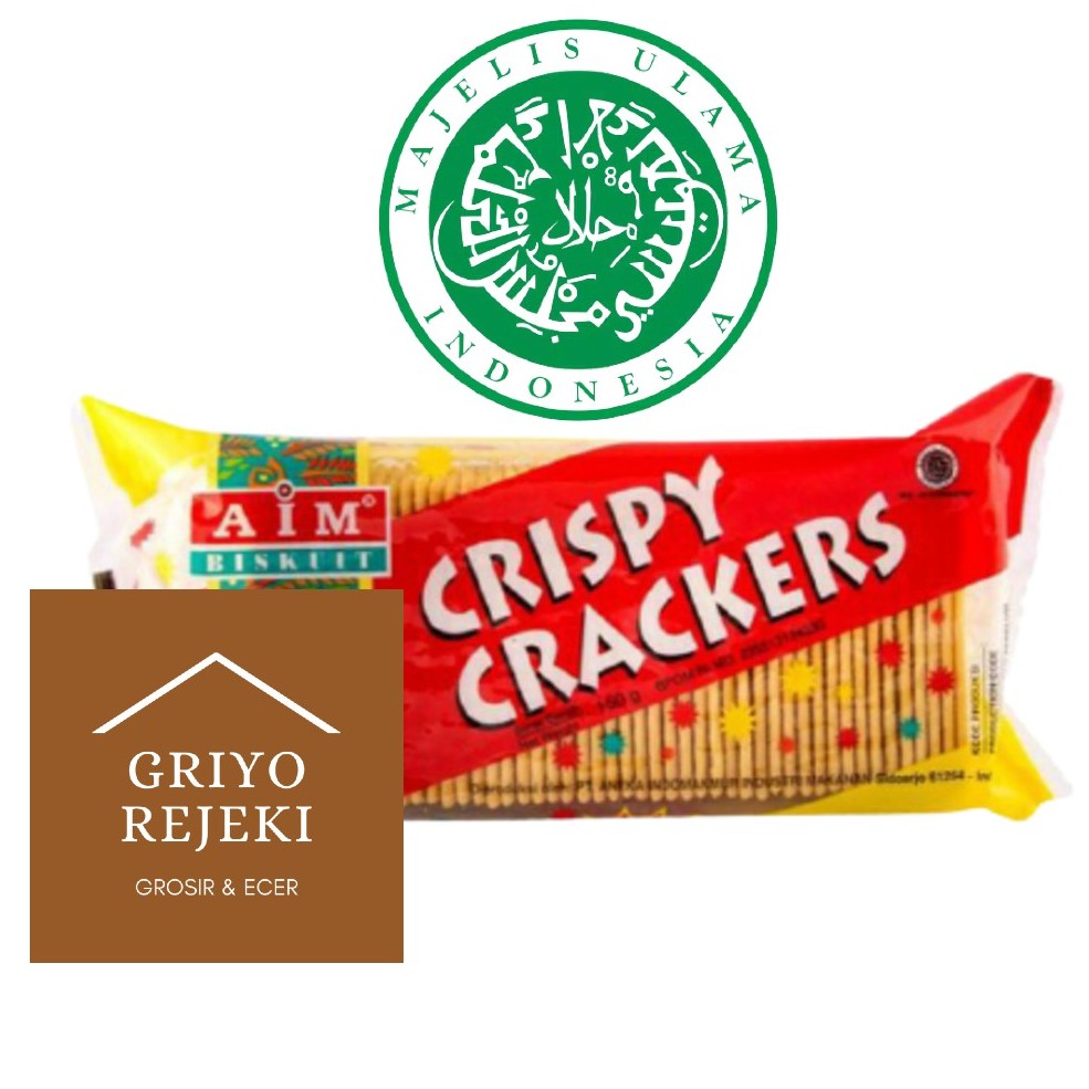 

AIM Biskuit Crispy Crakers 150gr 1 Dus (28 Bungkus)