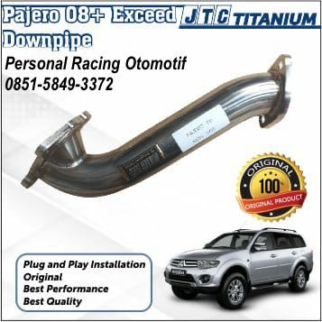 JTC Titanium Pajero Exceed 08+ Downpipe