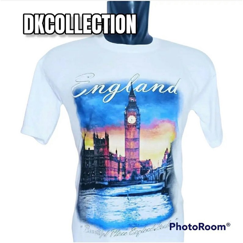 Kaos London baju London Souvenir UK kaos England baju england