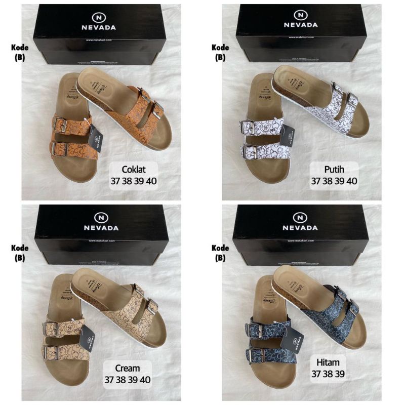 Sandal cewek karakter Disney by Nevada slip on