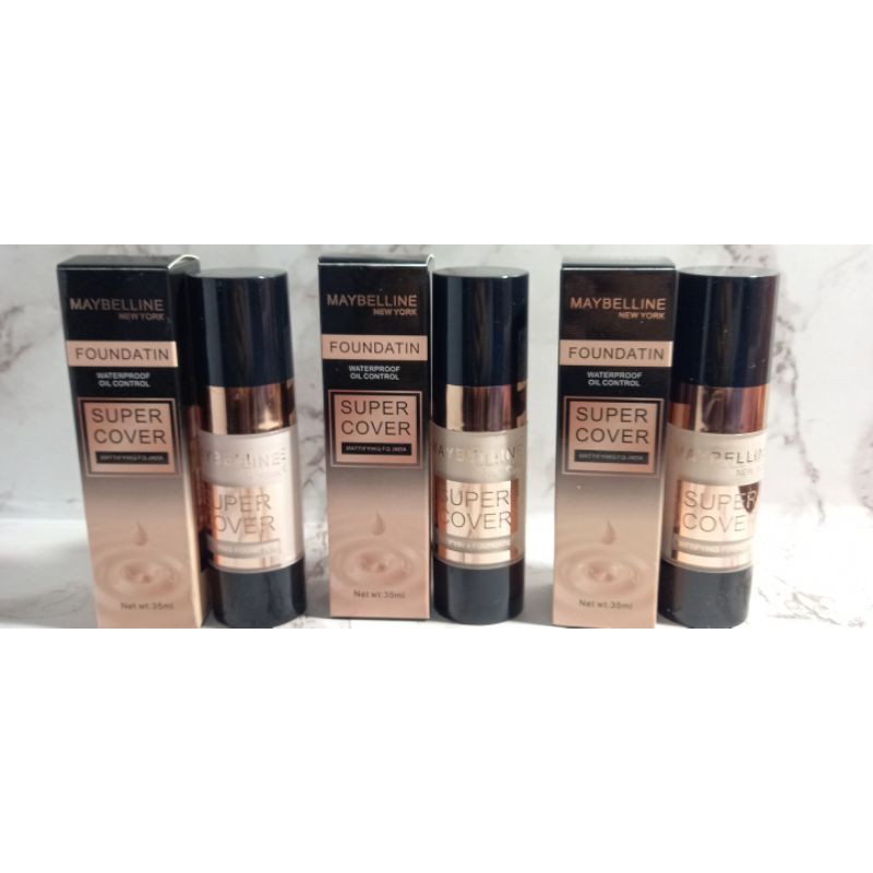 BEST SELLER FOUNDATION MAYBELLINE SUPER COVER | OIL CONTROL SUPER COVER ISI 35ML NO.903 | 905