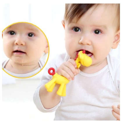 JERAPAH MAINAN GIGIT BAYI BPA FREE bahan silicon mainan teether bayi