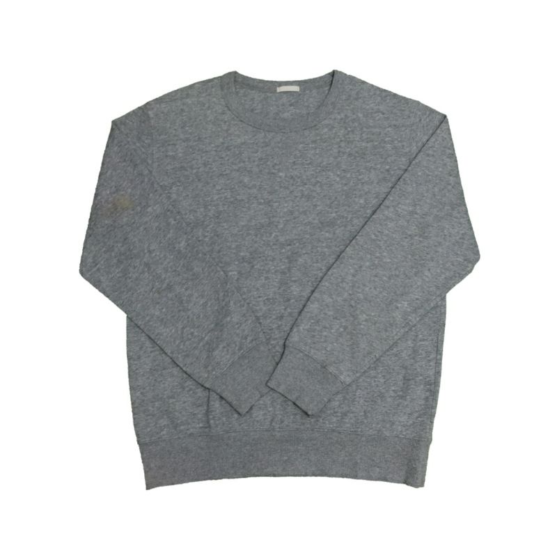 crewneck UNIQLO polos abu second original