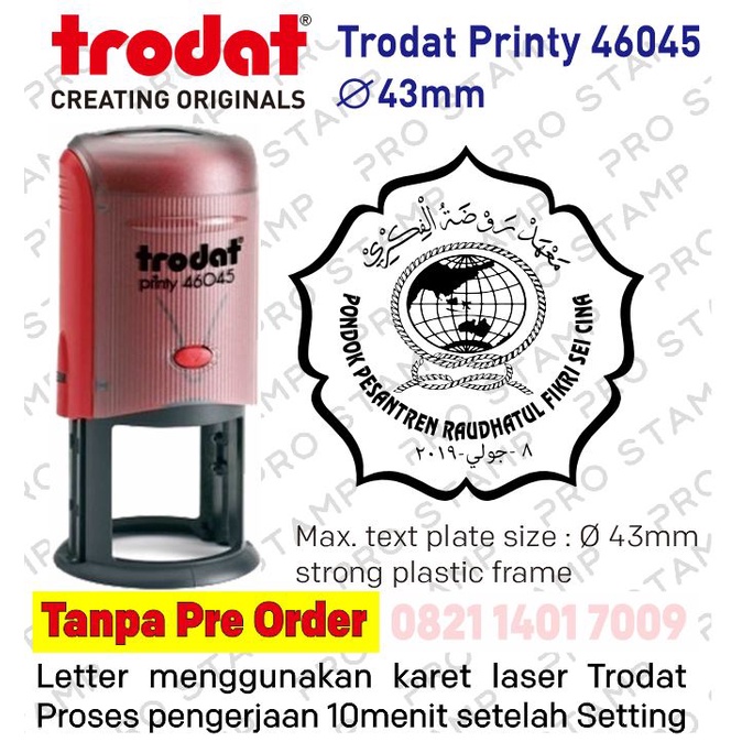 

Stempel Otomatis Trodat Printy 46045 / Custom Design
