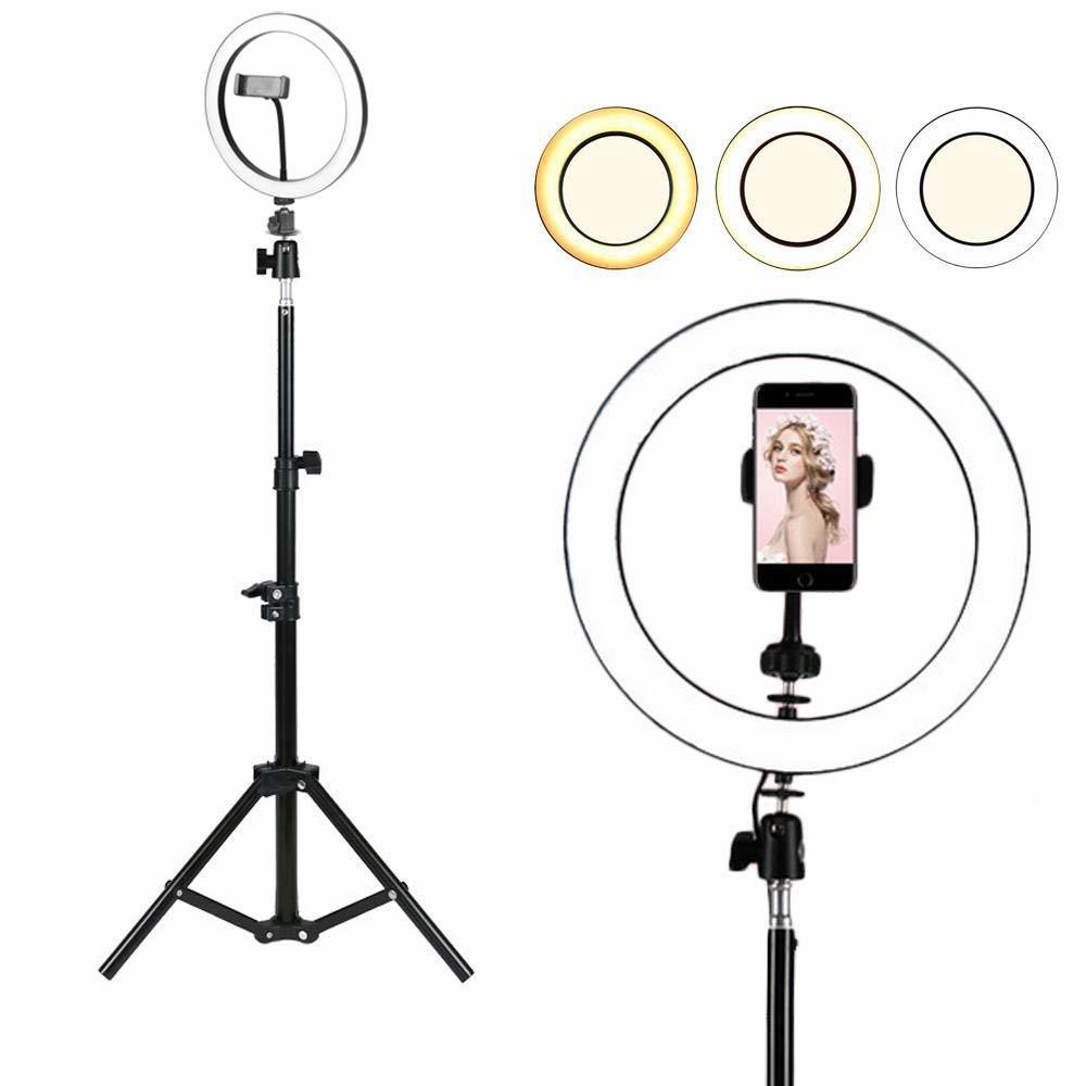 [3 WARNA] Lampu Ring LED Video Live Studio Selfie Beauty Youtuber Make Up | Ring Light Vlog Foto