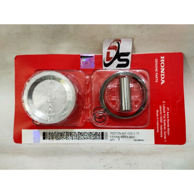 piston Supra x 125 karisma Kirana kph OS .75 ukuran piston 75