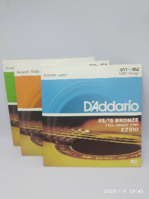 Senar gitar daddario Akustik/Elektrik