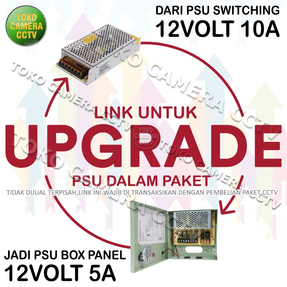 UPGRADE PSU SWITCHING KE PSU BOX 12V 5A