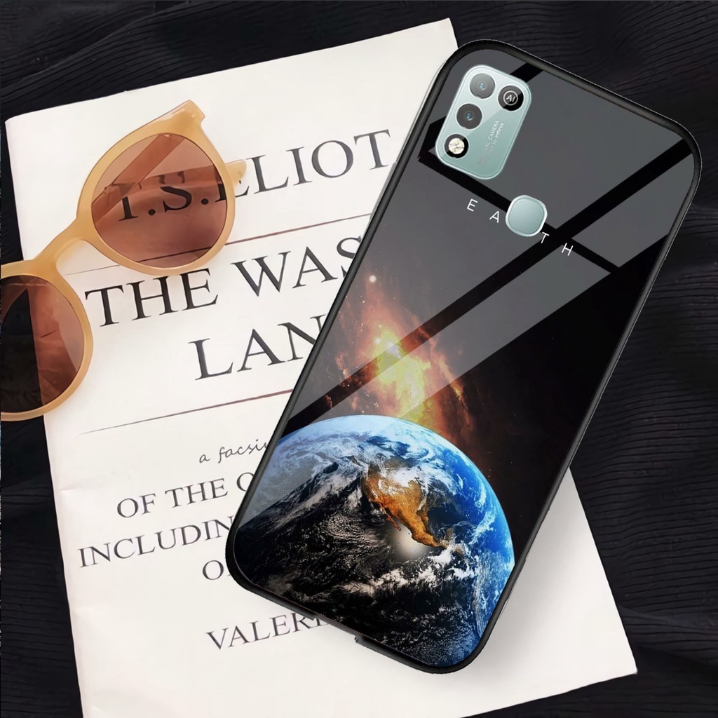 (U 028) Softcase Infinix Hot 10 Play  - Softcase kaca Infinix Hot 10 Play - Case Infinix Hot 10 Play