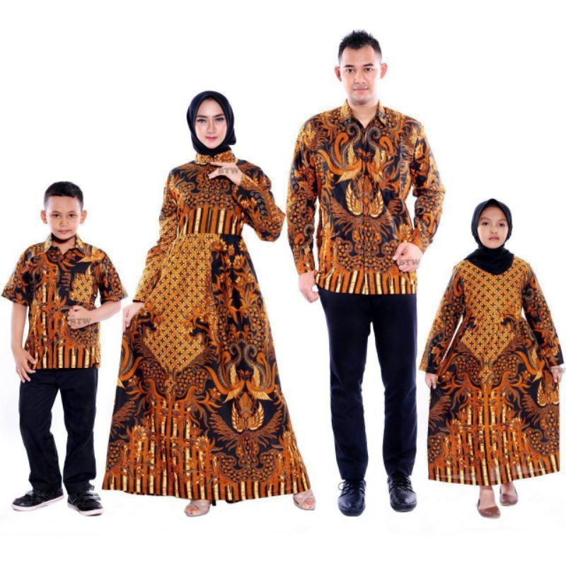 BATIK COUPLE KELUARGA sania ruffle ori ndoro jowi dnt gamis batik batik couple baju batik kemeja batik batik keluarga baju batik