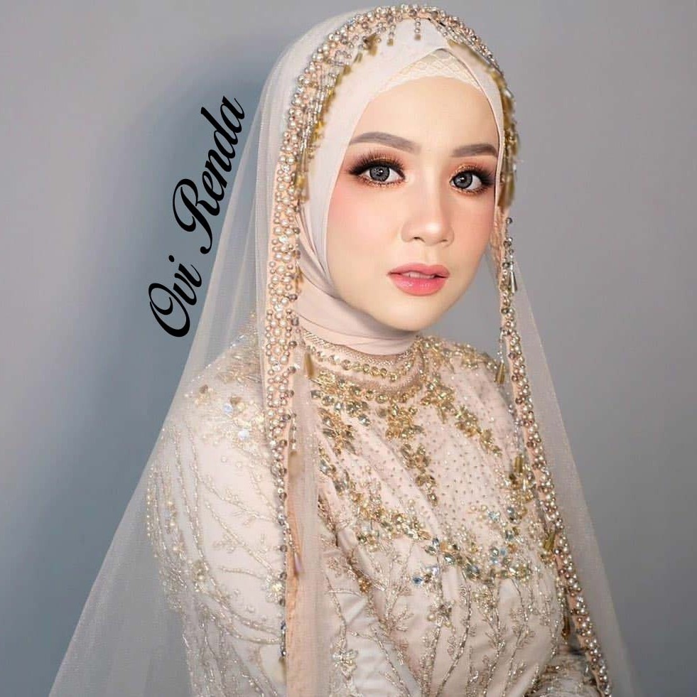 Slayer Pengantin Mutiara Rumbai / Veil Mutiara Juntai