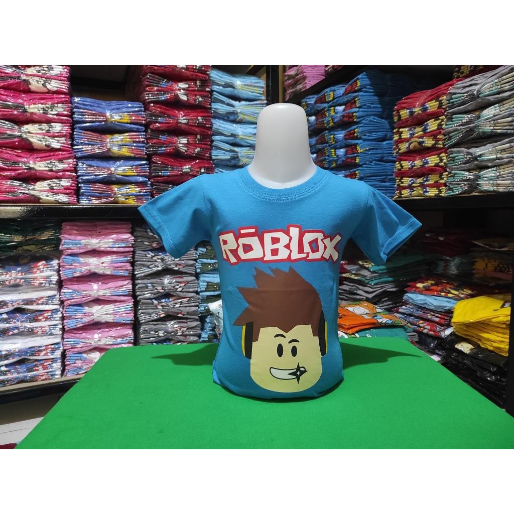 kaos Distro Anak Karakter Roblox 1-10 Tahun