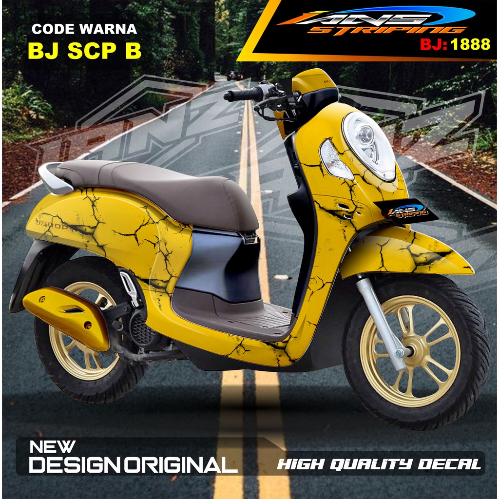 VARIASI STIKER FULL BODY SCOOPY / STICKER ALL NEW SCOOPY / STIKER FULL BODY SCOOPY TERMURAH / STIKER MOTOR SCOOPY / STIKER MOTOR