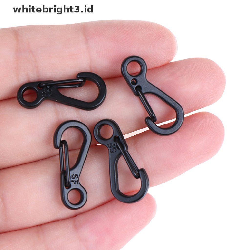 (whitebright3.id) 10pcs Klip Carabiner Mini Untuk Camping