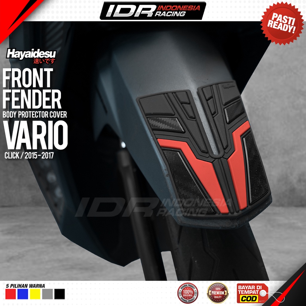 VARIO FI Click 2015 2017 125 150 Body Protector Front Fender Spakbor Cover Hayaidesu Aksesoris Honda