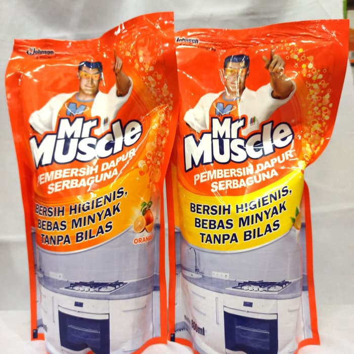 Pembersih Dapur Serbaguna Mr Muscle Refill 800 ml