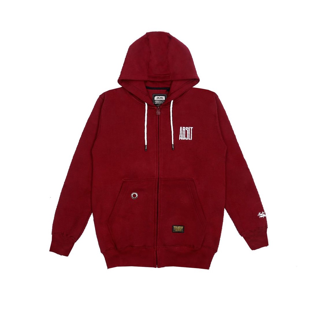 308 ABSLTUNSCRD - ZIP Hoodie ABSLT THIN - MAROON