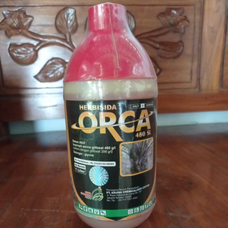 HERBISIDA ORCA 480 SL ISI BERSIH 1 LITER JAMINAN ORIGINAL