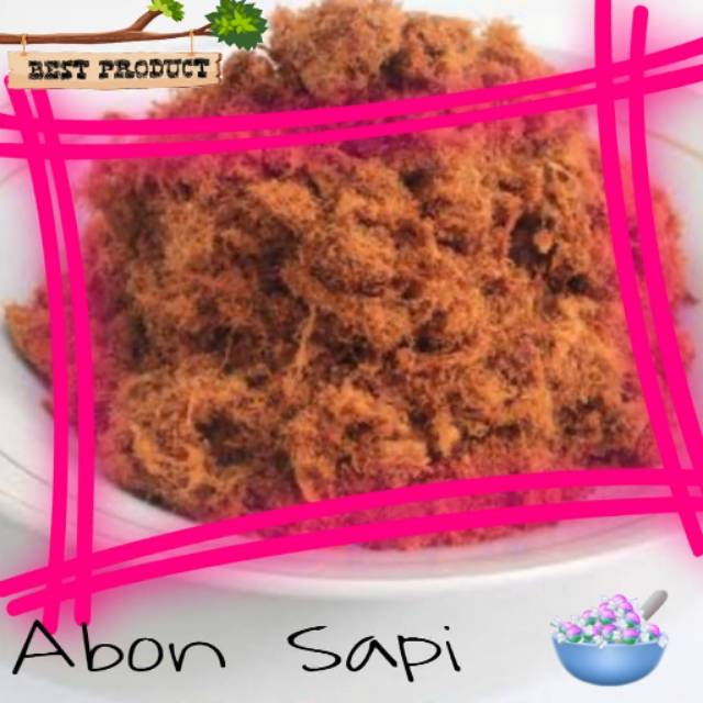 

Abon sapi asli super non bawang 250gr