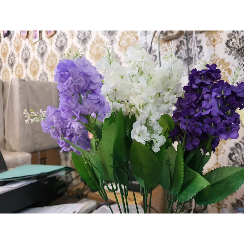 Bunga Plastik SNAPDRAGON / Bunga Lavender Besar Artificial