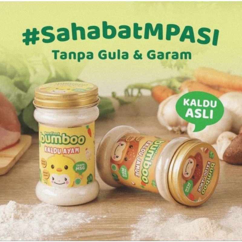 Barefood Bumboo Kaldu Anak MPASI - Kaldu Asli Tanpa MSG, Gula &amp; Garam