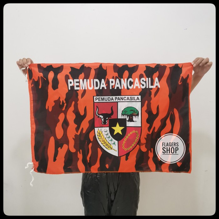

[10 PCS] Bendera Pemuda Pancasila Loreng 60x90 CM