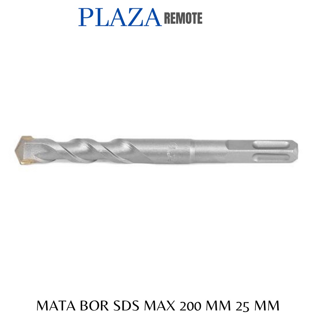 SDS MAX MATA BOR TEMBOK 25 MM BETON HAMMER DRILL PANJANG 200 MM