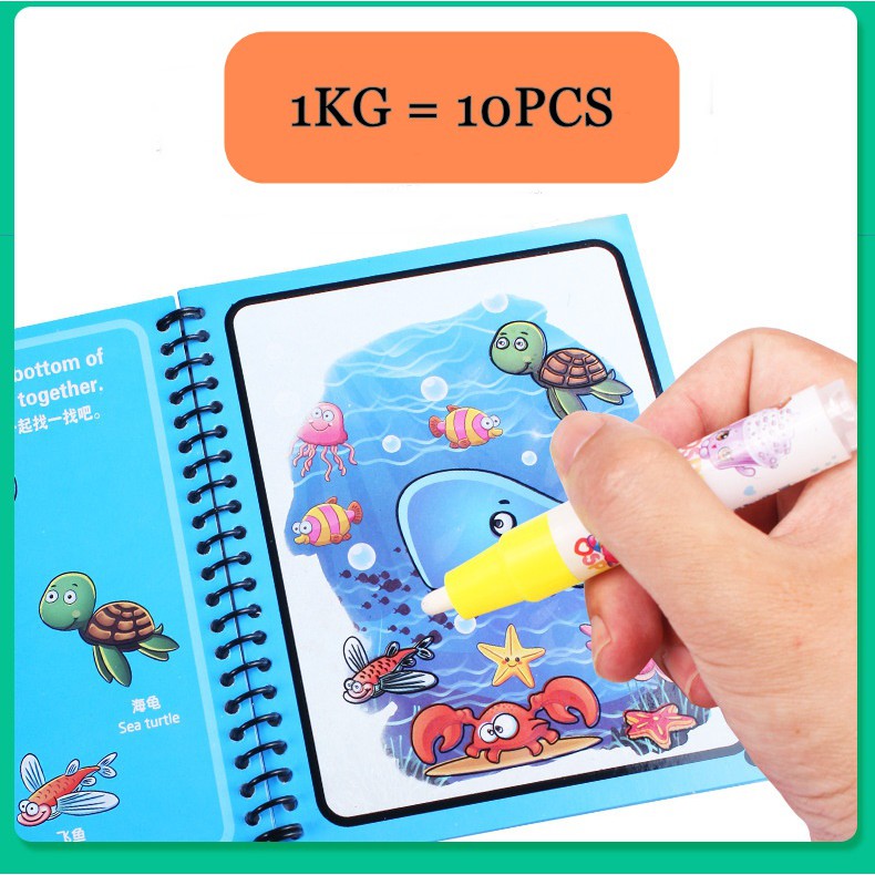 

OSM - GROSIR MAGIC WATER COLORING BOOK / BUKU GAMBAR / BUKU MEWARNAI / BUKU WARNA ANAK