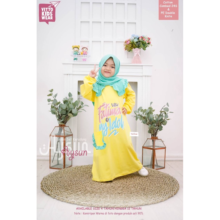 Gamis anak Set aysun by Vitto