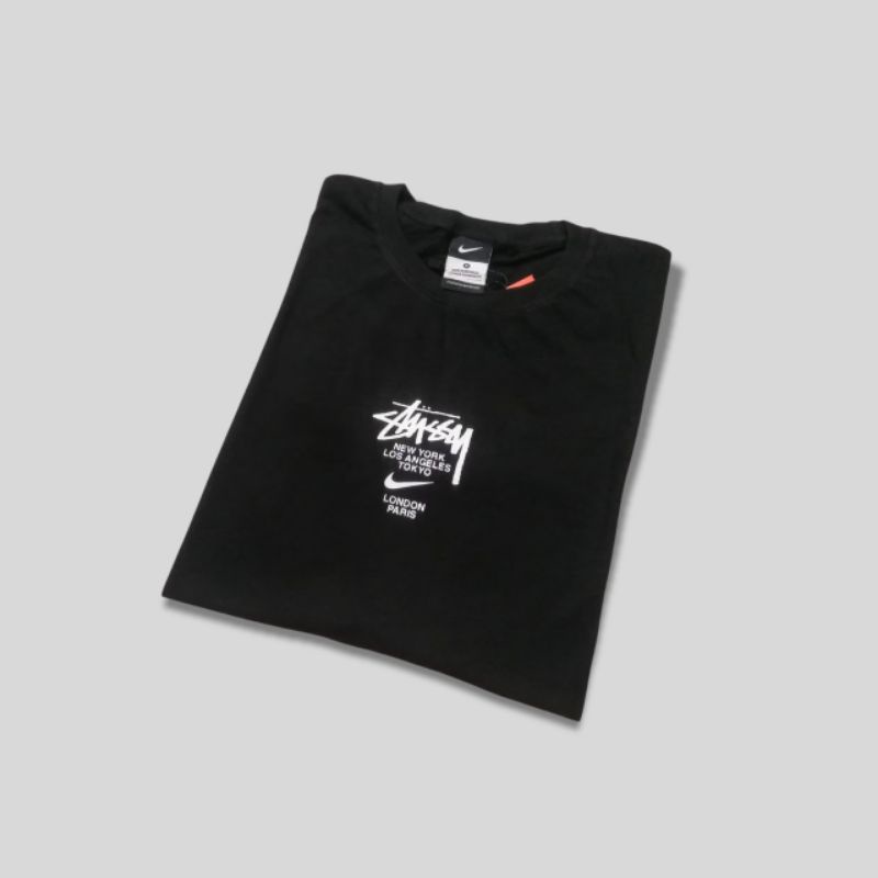 KAOS STUSSY X NIKE | T-SHIRT STUSSY X NIKE | BAJU NIKE X STUSSY FULL TAG PREMIUM