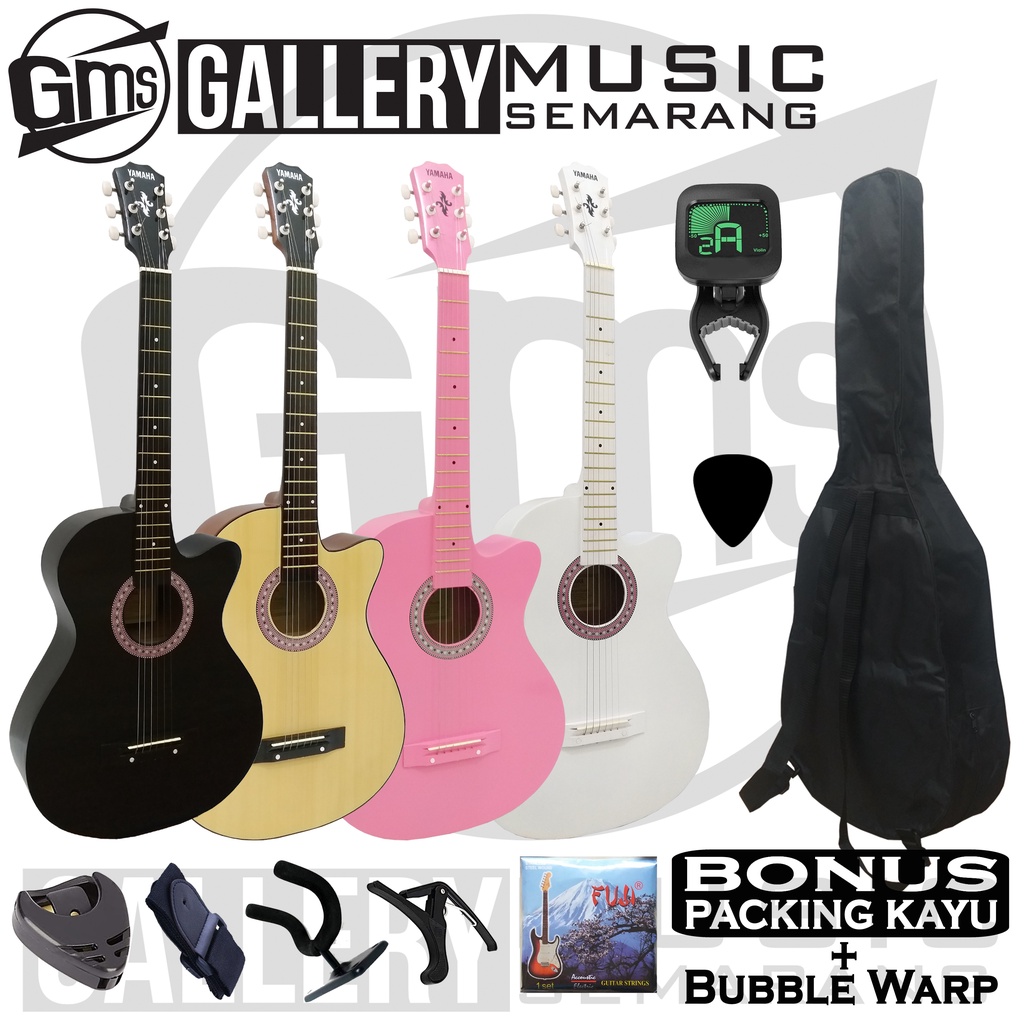 Gitar Akustik Termurah Bonus Packing Kayu &amp; Bubble Warp