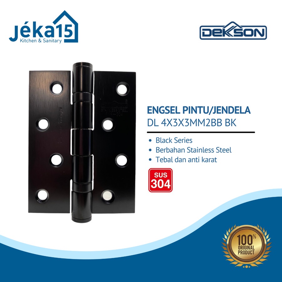 ENGSEL DEKKSON DELUXE | DEKSON ENGSEL PINTU 4 INCH | ENGSEL JENDELA | BLACK SERIES