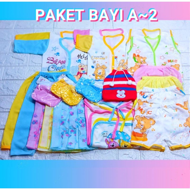 Paket Perlengkapan Baju Bayi Baru Lahir Lengkap Baju Bayi Baru Lahir Paket Baju Bayi Paket Lahiran Bayi Perlengkapan Baby Newborn Set Kado Bayi Newborn Hampers Baby