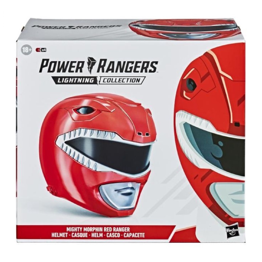 POWER RANGERS Lightning Collection Mighty Morphin Red Ranger Premium Helmet