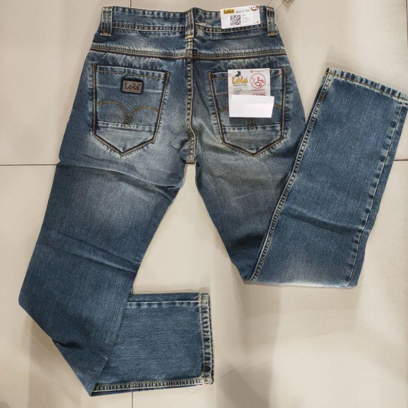 Celana Jeans Pria Lois Original (378G) Celana Jeans panjang slimfit