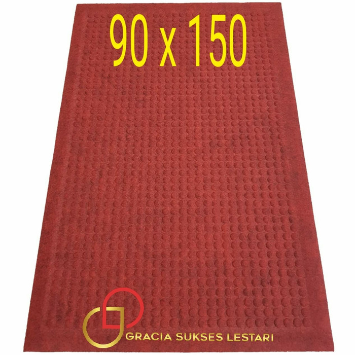 Keset Karpet Karet Bludru Anti Slip 90 x 150 - RCM