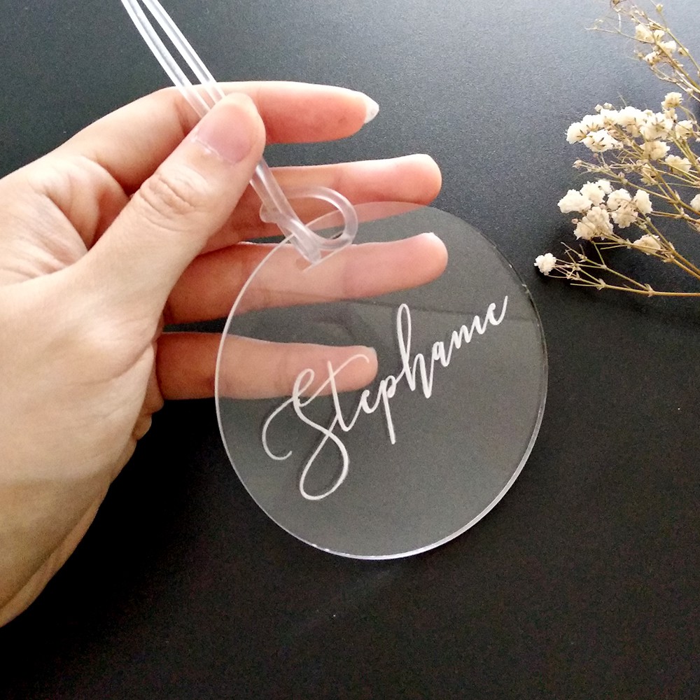 

Acrylic Tag Custom | Bag Tag Akrilik | Hampers Tag Akrilik | Acrylic