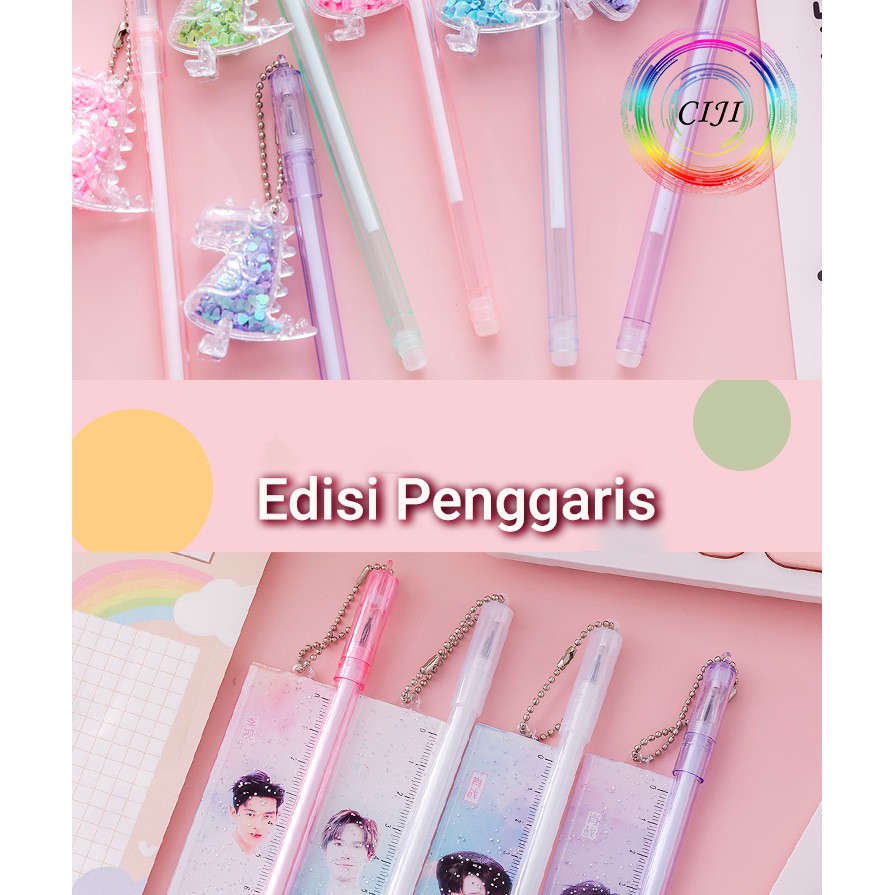 CIJI Pulpen Gel 0.5mm Dengan Berbagai Macam Motif Gantung Lucu dan Unik [1pcs Kirim Random]-7
