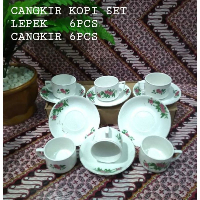 cangkir jadul cangkir kopi tanpa tutup / cangkir ngopi/ cangkir kramik