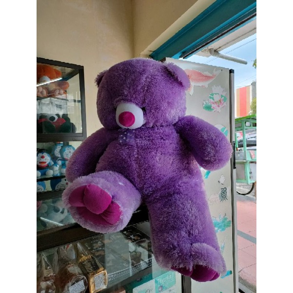 Boneka Bear Jumbo Boneka Beruang Besar - Ungu