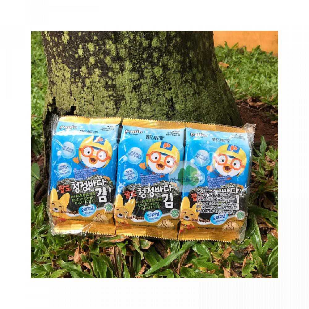 

Paldo Pororo Seaweed 5 grm isi 3 pack Enak Crunchy Rumput Laut