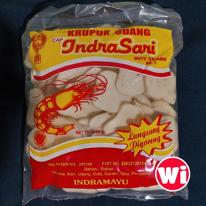 

Kerupuk Udang Mentah Cap INDRASARI INDRAMAYU Gurih dan Sedap