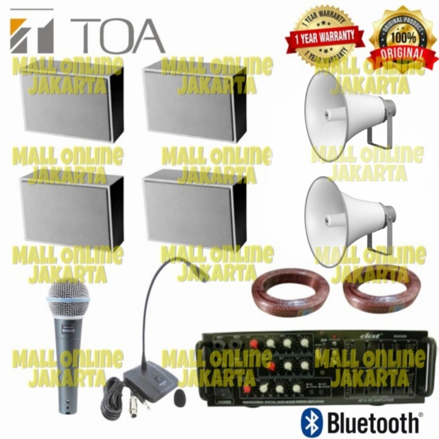 Paket sound system Toa Masjid Speaker indoor outdoor mesjid