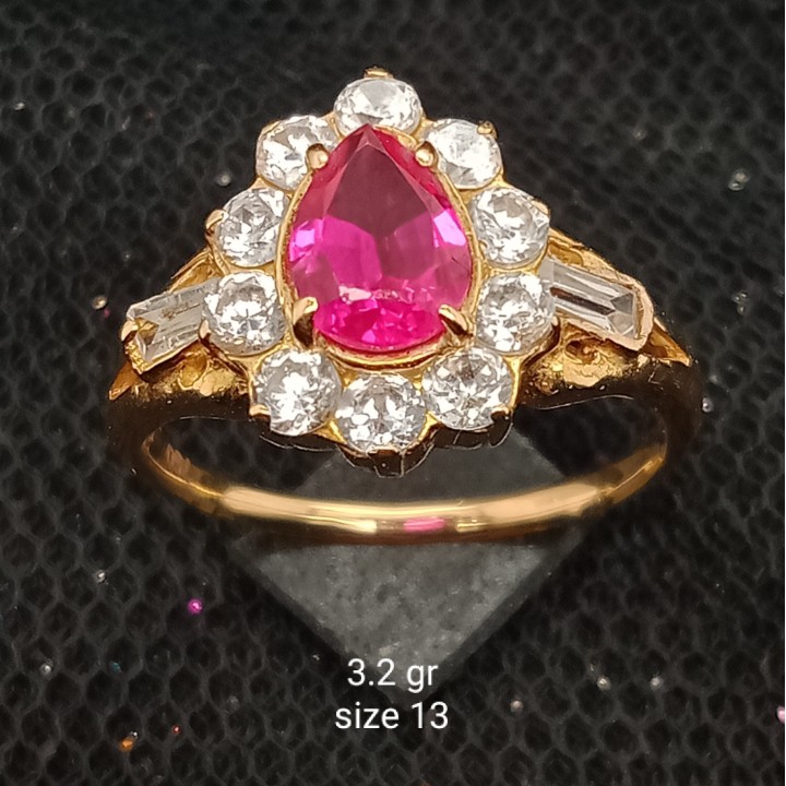 Cincin Emas 17K - 3.2 gr Kadar 750 - 1028