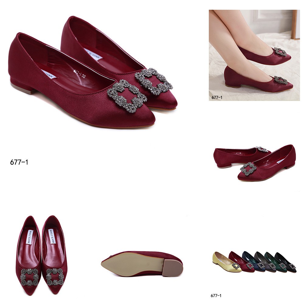 Women Shoes Manolo Blahnik 677-1#Herra Tas Murah Cantik dan Berkualitas