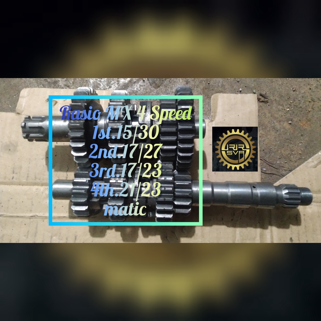 Gigi Rasio Racing Jupiter MX 4 Speed Racing Road Race Drag Gigi 1st. 15/30; 2nd.17/27; 3rd.17/23; 4t