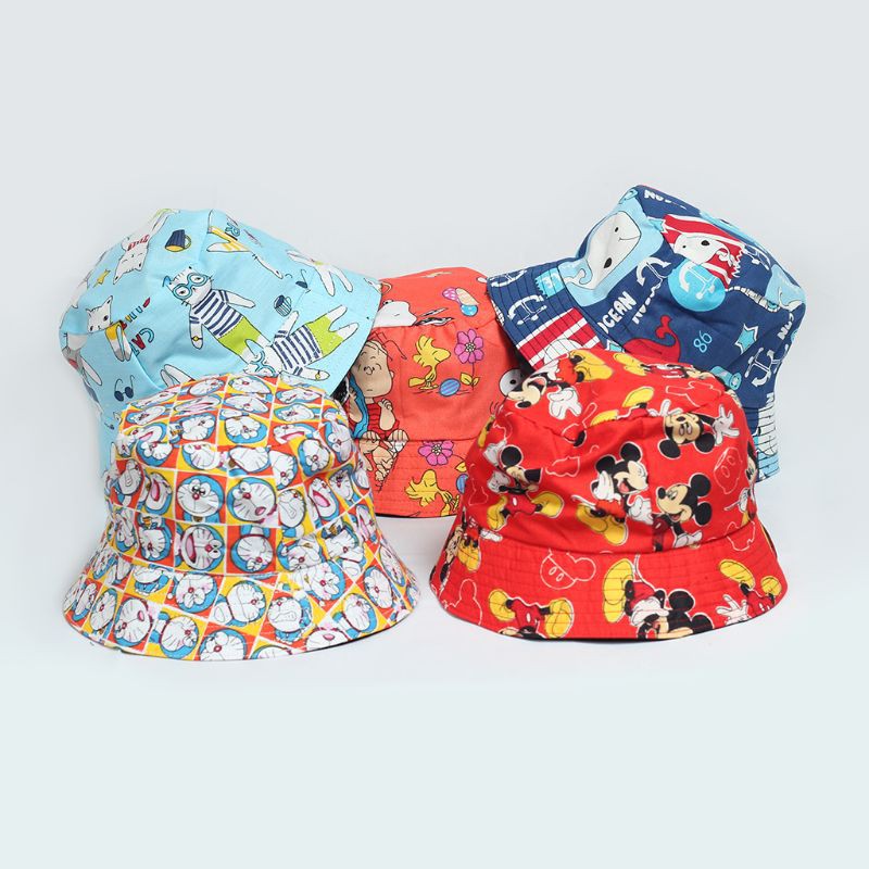 Topi Anak Visor Bucket Karakter | BUCKET HAT ANAK Murah | TOPI VISOR CORONA