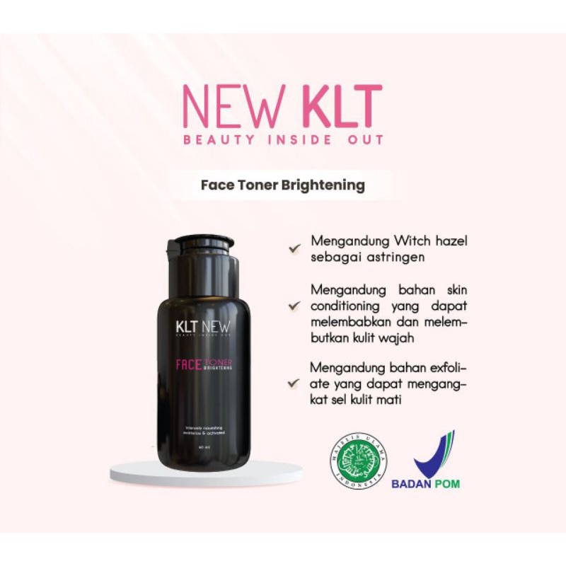 Sabun Klt / Toner Klt / Cream Pagi Klt / Cream Malam Klt / Ecer Klt