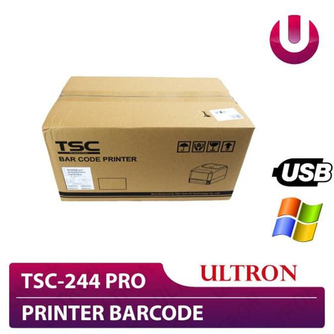 PRINTER BARCODE THERMAL LABEL DIRECT &amp; TRANSFER THERMAL TSC TTP244 PRO